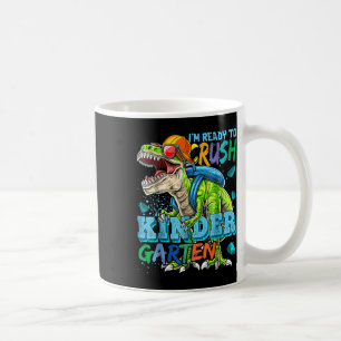 Ik ben klaar om kleuterdinosaurius terug naar scho koffiemok
