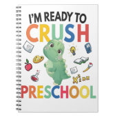 Ik ben klaar om naar school te gaan. notitieboek (Voorkant)