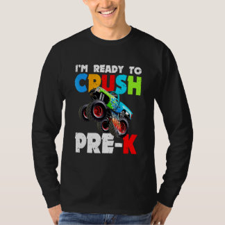 Ik ben klaar om Pre K terug naar school monster vr T-shirt