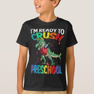 Ik ben klaar om Preschool Dinosaur te klappen T-shirt