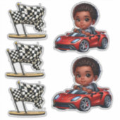 Ik ben klaar om te racen sticker (Voorkant)