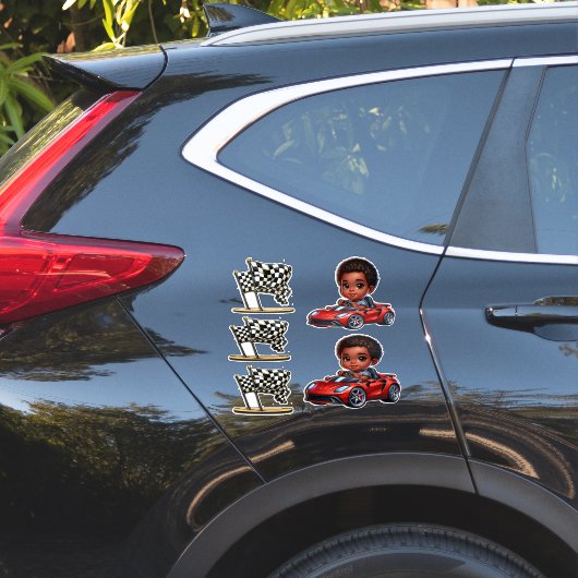 Ik ben klaar om te racen sticker (Auto Zijkant)