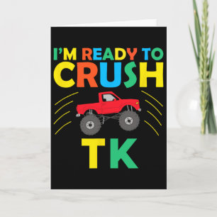 Ik ben klaar om Tk-dinosaurus Ck naar school te ve Kaart