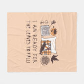 Ik ben klaar voor de bladeren om te Herfsten! Fleece Deken (Voorkant (Horizontaal))