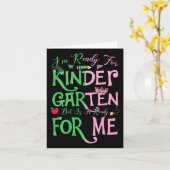 Ik ben klaar voor de kleuterschool, maar is het kl kaart (Gele Bloem)