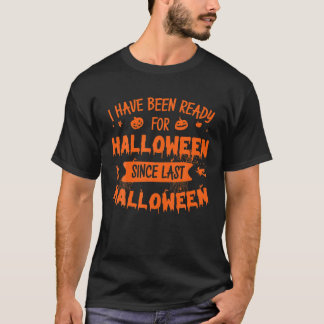 Ik ben klaar voor Halloween Costume Ideeën Mannen T-shirt