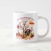 Ik ben klaar voor Herfst - herfst herfst Extra Grote Beker (Rechts)