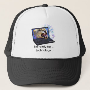 Ik ben klaar voor technologie trucker pet