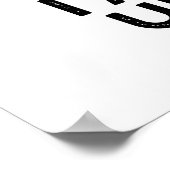 Ik ben Knot strakke Grappige Touw Pun Poster (Hoek)