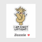 Ik ben Knot strakke Grappige Touw Pun Sticker (Vel)