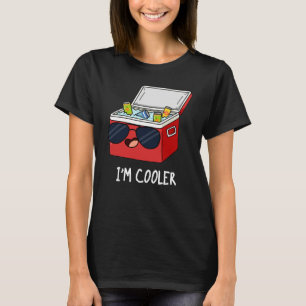 Ik ben koeler Funny Ice Cooler Box Pun Dark BG T-shirt