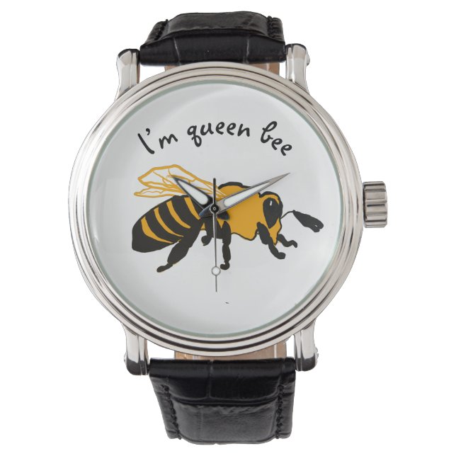 Ik ben koningin Bee Horloge (Voorkant)