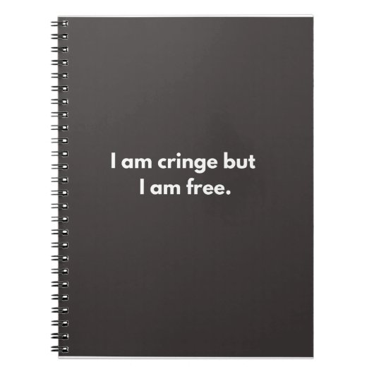 Ik ben krimp maar ik ben vrij - grappige geschenke notitieboek (Voorkant)