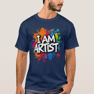 ik ben kunstenaar t-shirt