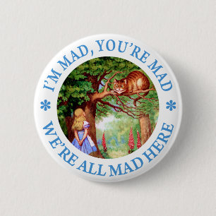 Ik ben kwaad, je bent kwaad, we zijn allemaal kwaa ronde button 5,7 cm