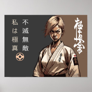 Ik ben Kyokushin, onbreekbaar, niet te stoppen Poster