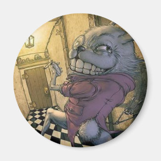 Ik ben laat! magneet