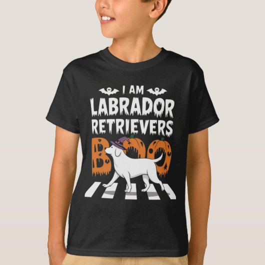 Ik ben LABRADOR RETRIEVERS boek T-shirt (Voorkant)