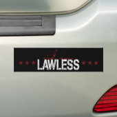 Ik ben Lawless Bumpersticker (Op auto)