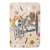 Ik ben letterlijk dood, spooktacular fun Halloween Badmat (Voorkant Verticaal)