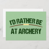 Ik ben liever bij Archery Kaart (Voorkant / Achterkant)