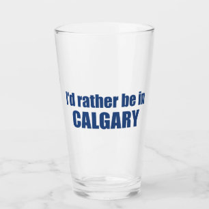 Ik ben liever in Calgary Alberta Glas