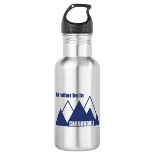 Ik ben liever in Carbondale Colorado Mountain Waterfles