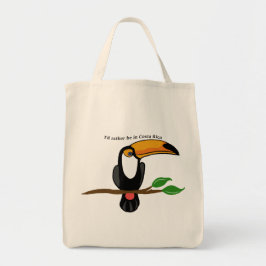 Ik ben liever in Costa Rica, toucan Tote Bag