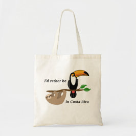 Ik ben liever in Costa Rica, toucan Tote Bag