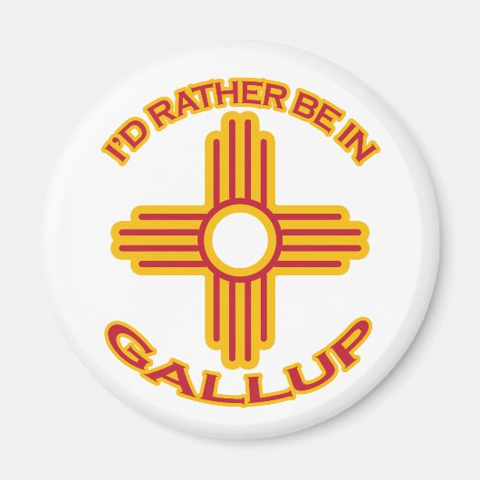 Ik ben liever in Gallup Magneet (Voorkant)