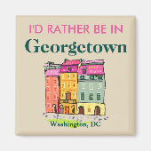 Ik ben liever in Georgetown Magneet (Voorkant)
