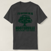 Ik ben liever in Hooterville Green Acres Petticoat T-shirt (Design voorkant)