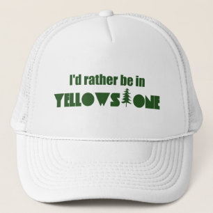 Ik ben liever in Yellowstone National Park Trucker Pet