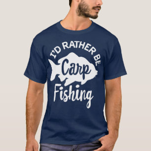 Ik ben liever op de visser jager t-shirt