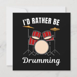 Ik ben liever op mijn werk, drummer gezegde