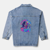 Ik ben liever thuis... denim jacket (Achterkant)