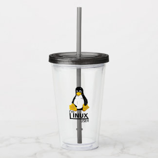 Ik ben Linux-gebruiker Acryl Drinkbeker