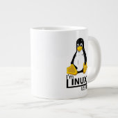 Ik ben Linux-gebruiker Extra Grote Beker (Voorkant rechts)