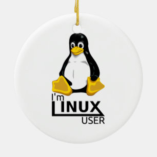 Ik ben Linux-gebruiker Keramisch Ornament