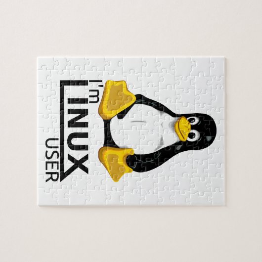 Ik ben Linux-gebruiker Legpuzzel (Horizontaal)