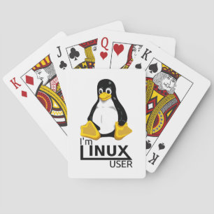 Ik ben Linux-gebruiker Pokerkaarten