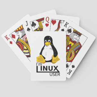 Ik ben Linux-gebruiker Pokerkaarten