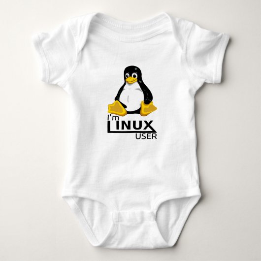 Ik ben Linux-gebruiker Romper (Voorkant)