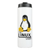 Ik ben Linux-gebruiker Thermosbeker (Voorkant)