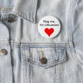 Ik ben Litouws Ronde Button 5,7 Cm (In situ)