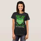 Ik ben Lunch Lady Funny St Patrick Day Retro T-shirt (Voorkant volledig)