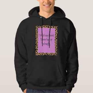 Ik ben maar één stropergriep verwijderd van mijn l hoodie