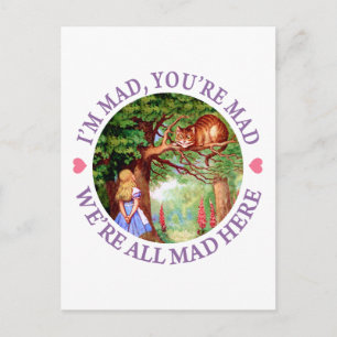 "Ik ben Mad, jij bent Mad, we zijn hier allemaal M Briefkaart