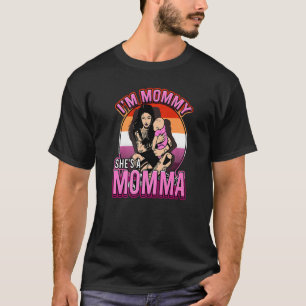 Ik ben mama ze is een mama lesbische liefde femme  t-shirt