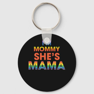 Ik ben mama, ze is mama Lesbian mama Sleutelhanger